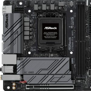 Материнская плата ASRock Z790M-ITX WiFi [LGA 1700, Intel Z790, 2xDDR 5, 2xM.2, 1xPCI-E x16, Mini-ITX — изображение 1