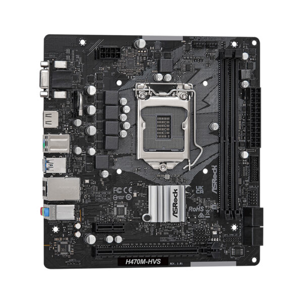 Материнская плата ASRock H470M-HVS R2.0 2 0abd261e a3c9 4d3a 841b 34ef759310f9