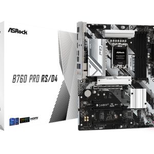 Материнская плата ASRock B760M PRO RS/D4 /LGA 1700, Intel B760, 4xDDR 4, 2xM.2, 2xPCI-E x16, Micro-ATX/ — изображение 1