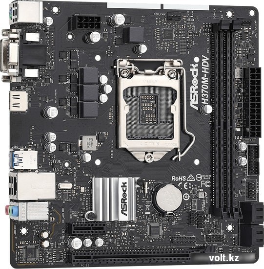 Материнская плата ASRock H370M-HDV /LGA 1151 v2, H370, 2xDDR 4, 1xPCI-E x16, Micro-ATX/ 67 0c3951e3 c04c 406d b803 640b33ba55f7 33