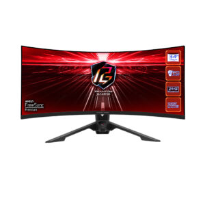 Монитор ASRock PG34WQ15R3A /34" VA, 3440x1440, 165 Гц, 1 мс, HDMI x2, DisplayPort — изображение 1