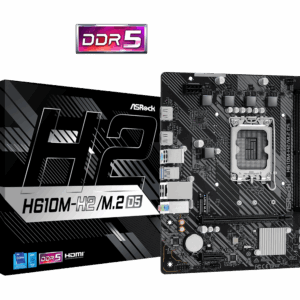 Материнская плата ASRock H610M-H2/M.2 D5 LGA1700 2xDDR5 4xSATA M.2 2xHDMI mATX — изображение 3