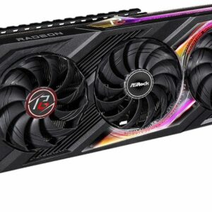 Видеокарта AsRock RADEON RX 7900 XTX PG 24G OC (RX7900XTX PG 24GO) /24 ГБ, GDDR6, 384 бит, 1900 МГц, 2615 МГц, HDMI, DisplayPort (3 шт) — изображение 1