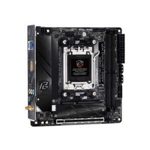 Материнская плата, ASRock, A620I LIGHTNING WIFI (4710483944246), AM5, A620, 2xDDR5 7200+(OC), 2xSATA3, 2xM.2 (1*PCI-E 4.0x4, 1*PCI-E 3.0x4), Raid, 1xHDMI, 1xPCI-Ex16, WiFi, mini-ITX — изображение 3