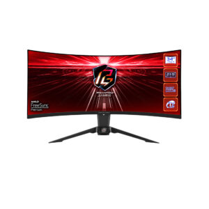 Монитор, ASRock, PG34WQ15R2B, 34, 21:9, VA, 3440x1440, 550кдм, 3000:1, 178/178, 1мс, DPx1, HDMIx2, — изображение 1