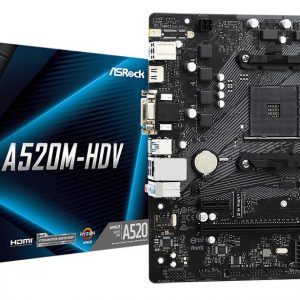Материнская плата ASRock A520M-HDV /AM4, AMD A520, 2xDDR 4, 1xM.2, 1xPCI-E x16, Micro-ATX/ — изображение 35