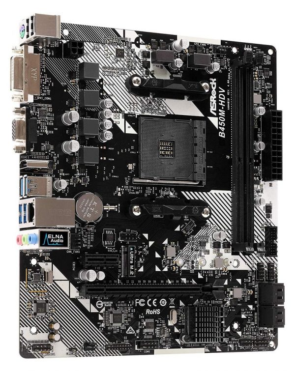 Материнская плата ASRock B450M-HDV R4.0 /AM4, 2x DDR4, 4x SATA 3, 1x M.2, mATX/ 601 5c62d5b5 a14b 48c8 a7bb 4f9269c1ff0f 150