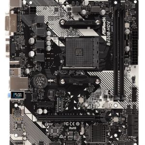 Материнская плата ASRock B450M-HDV R4.0 /AM4, 2x DDR4, 4x SATA 3, 1x M.2, mATX/ — изображение 1