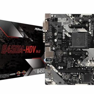 Материнская плата ASRock B450M-HDV R4.0 /AM4, 2x DDR4, 4x SATA 3, 1x M.2, mATX/ — изображение 5