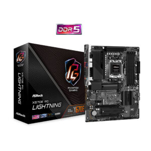 Материнская плата ASrock X670E PG LIGHTNING /AM5, AMD X670, 4xDDR 5, 4xM.2, 2xPCI-E x16, Standard-ATX/ — изображение 1