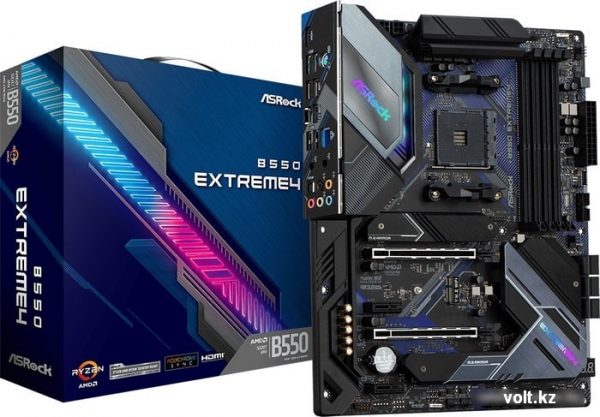 Материнская плата ASRock B550 EXTREME4 /AM4, AMD B550, 4xDDR 4, 2xM.2, 2xPCI-E x16, Standard-ATX/ 59 666e2959 2fdf 4a66 8ff6 8c6858529bbb 29