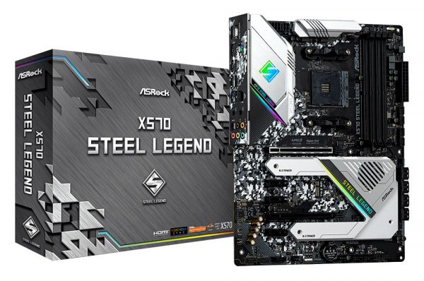 Материнская плата ASRock X570 Steel Legend /AM4, AMD X570, 4xDDR 4, 2xM.2, 2xPCI-E x16, Standard-ATX/ 136 6764cc7d 383e 49fd b73c 21674a9bdbae 33
