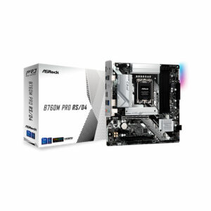 Материнская плата ASRock B760M PRO RS/D4 /LGA 1700, Intel B760, 4xDDR 4, 2xM.2, 2xPCI-E x16, Micro-ATX/ — изображение 1