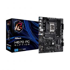 Материнская плата ASRock H670 PG RIPTIDE /LGA 1700, Intel H670, 4xDDR 4, 3xM.2, 2xPCI-E x16, Standard-ATX/ — изображение 1