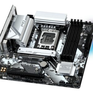 Материнская плата S-1700, ASRock, B760M PRO RS/ LGA 1700, 4xDDR5, 3xM.2, 2xPCI-E x16, Micro-ATX — изображение 2