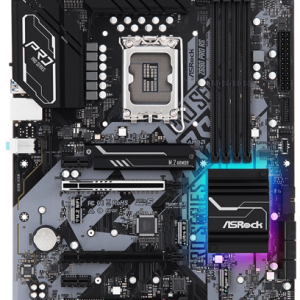 Материнская плата ASRock Z690 Pro RS /LGA 1700, Intel Z690, 4xDDR 4, 3xM.2, 3xPCI-E x16, Standard-ATX/ — изображение 1
