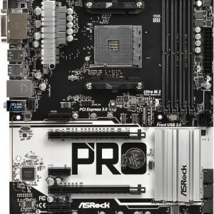 Материнская плата ASRock X370 PRO4, /AM4, AMD X370, 4xDDR 4, 2xM.2, 2xPCI-E x16, Standard-ATX/ — изображение 1