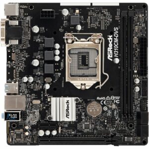 Материнская плата ASRock H310CM-DVS, /LGA 1151 v2, Intel H310, 2xDDR 4, 1xPCI-E x16, Micro-ATX/ — изображение 1