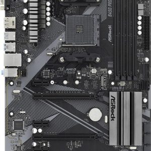 Материнская плата ASRock B450M PRO4 R2.0 /AM4, AMD B450, 4xDDR 4, 2xM.2, 2xPCI-E x16, ATX/ — изображение 1