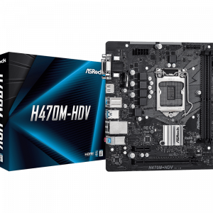 Материнская плата ASRock H470M-HDV — изображение 1
