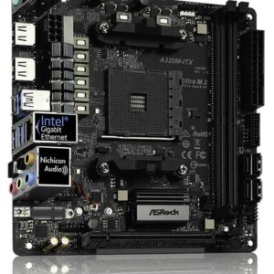 Материнская плата ASRock A320M-ITX /AM4, AMD A320, 2xDDR 4, 1xM.2, 1xPCI-E x16, Mini-ITX/ — изображение 2