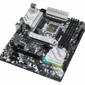 Материнская плата ASRock H670 Steel Legend /LGA 1700, Intel H670, 4xDDR 4, 3xM.2, 2xPCI-E x16, Standard-ATX/ — изображение 2