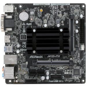 Материнская плата ASRock J4125-ITX /FCBGA 1090, 2xDDR 4, нет PCI-E x16, Mini-ITX/ — изображение 1